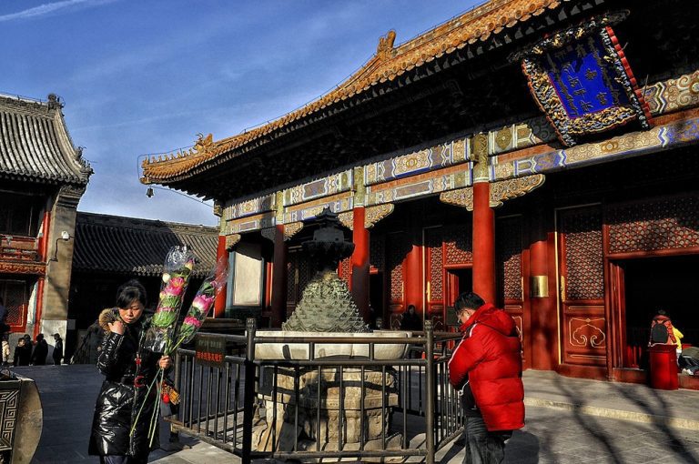 Lama Temple (Yonghe Temple) in Beijing, Tibetan Buddhist monastery